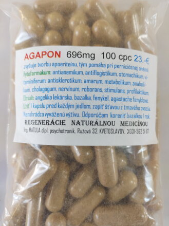 ◆  AGAPON  696mg,  100 cpc