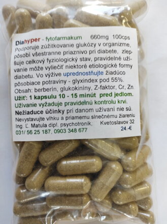 ◆  DIAHYPER- FYTOFARMAKUM   669mg   100 ks