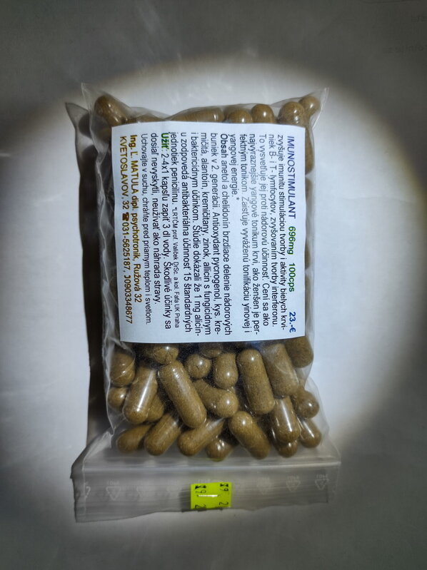 ◆  IMUNOSTIMULANT 696mg, 100ks