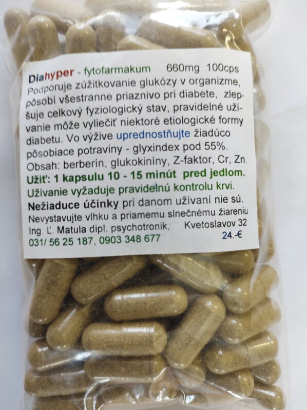 ◆  DIAHYPER- FYTOFARMAKUM   669mg   100 ks