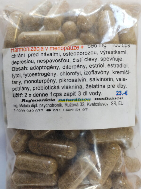 ◆  HARMONIZÁCIA V MENOPAUZE + 696 mg 100 ks