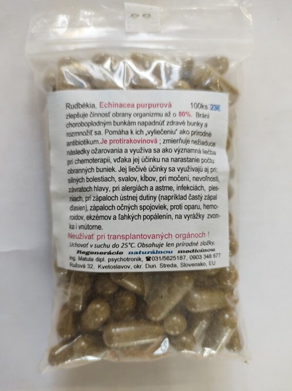 ◆ RUDBÉKIA ECHINACEA 669mg, 100ks