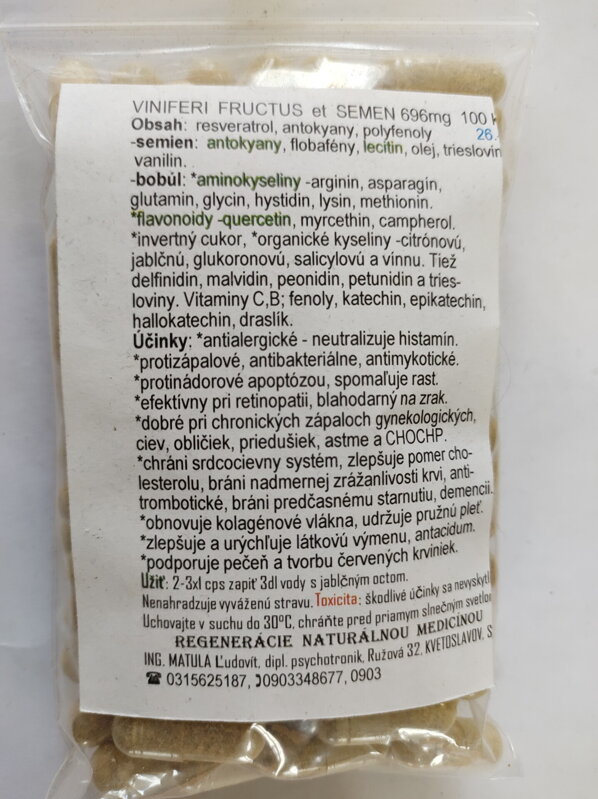◆ VINIFERI 969mg, 100 ks